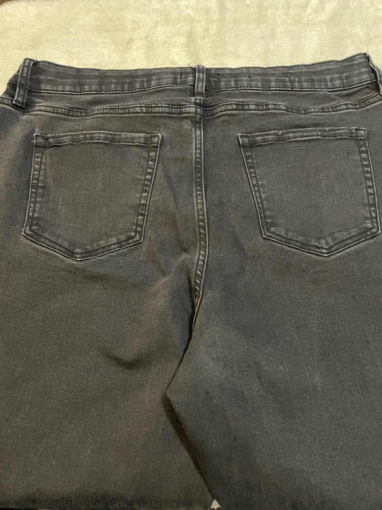 Ava & Viv Black Mid-Rise Skinny Cropped Raw-Hem Ankle Jeans - Picture 5 of 12